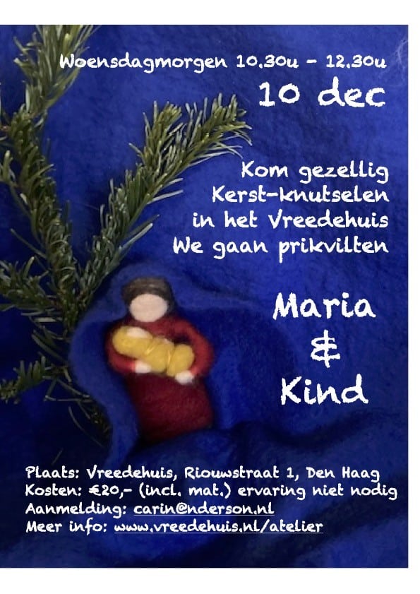 10 dec. Kerstknutselen 2026 Maria en kind jpeg